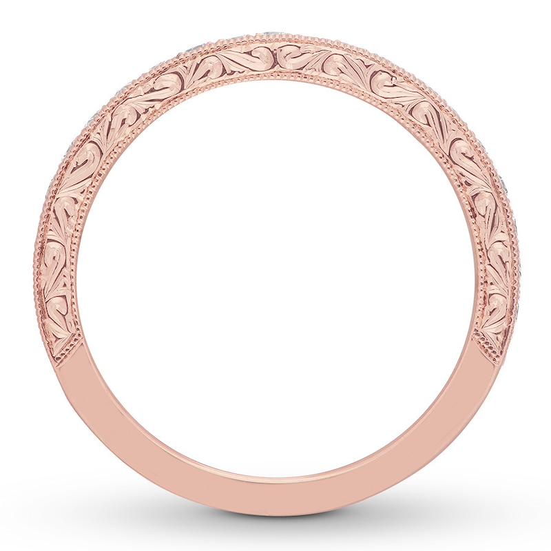 Main Image 2 of Neil Lane Bridal Wedding Band 1/3 ct tw Diamonds 14K Rose Gold