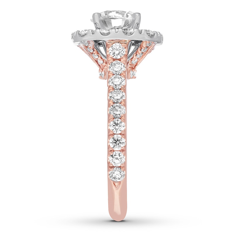 Neil Lane Engagement Ring 2-3/4 ct tw Diamonds 14K Rose Gold