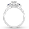 Thumbnail Image 2 of Neil Lane Diamond/Sapphire Engagement Ring 7/8 ct tw 14K White Gold