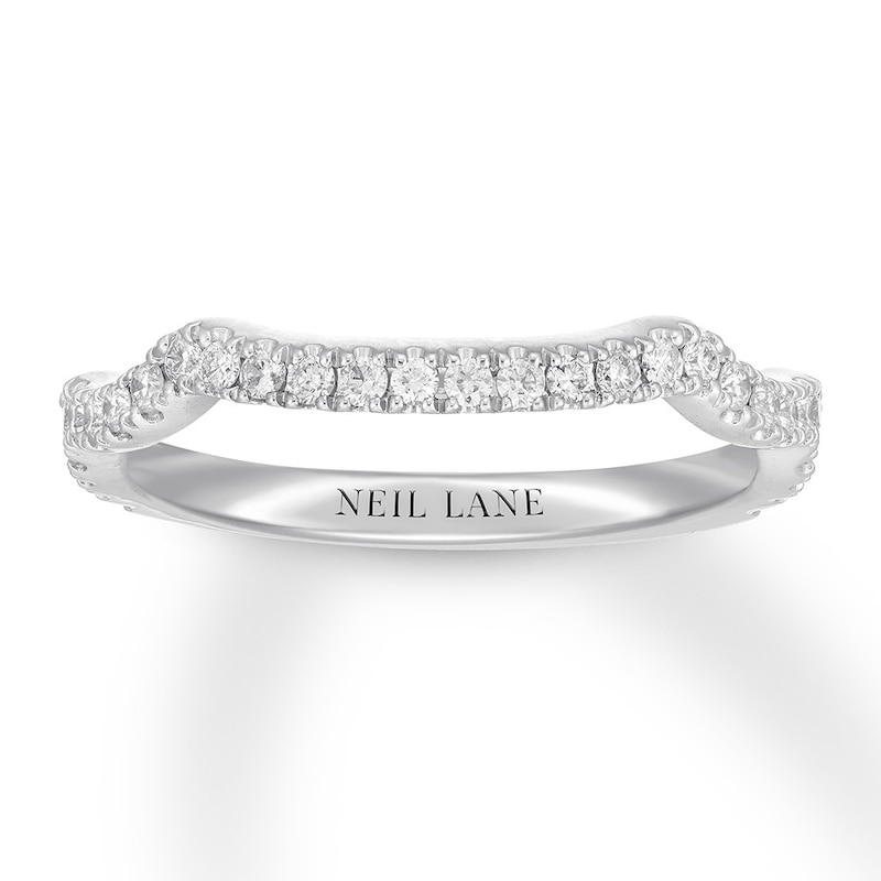 Neil Lane Diamond Wedding Band 1/3 ct tw Round-cut 14K White Gold