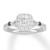Thumbnail Image 4 of Neil Lane Diamond Cushion & Round-cut Engagement Ring 7/8 ct tw 14K White Gold