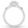 Thumbnail Image 5 of Neil Lane Diamond Cushion & Round-cut Engagement Ring 7/8 ct tw 14K White Gold