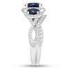 Neil Lane Sapphire Bridal Set 5/8 ct tw Diamonds 14K White Gold