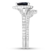 Thumbnail Image 3 of Neil Lane Sapphire Bridal Set 3/4 ct tw Diamonds 14K White Gold