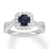 Thumbnail Image 0 of Neil Lane Sapphire Engagement Ring 5/8 ct tw Diamonds 14K Gold