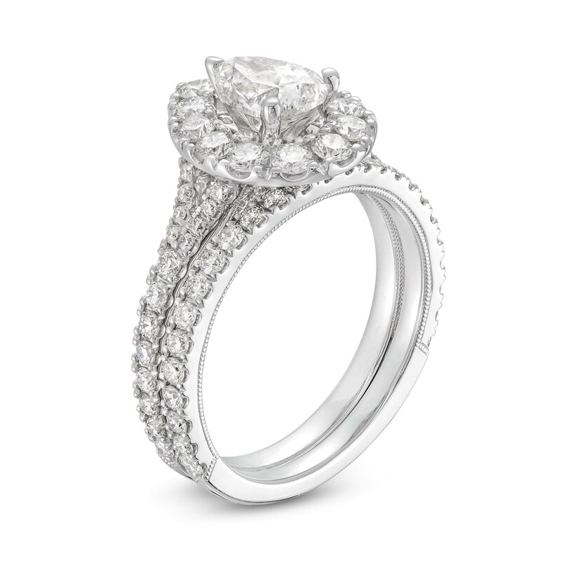Neil Lane Diamond Bridal Set 2-1/4 ct tw 14K White Gold