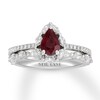 Thumbnail Image 1 of Neil Lane Ruby Bridal Set 5/8 ct tw Diamonds 14K White Gold