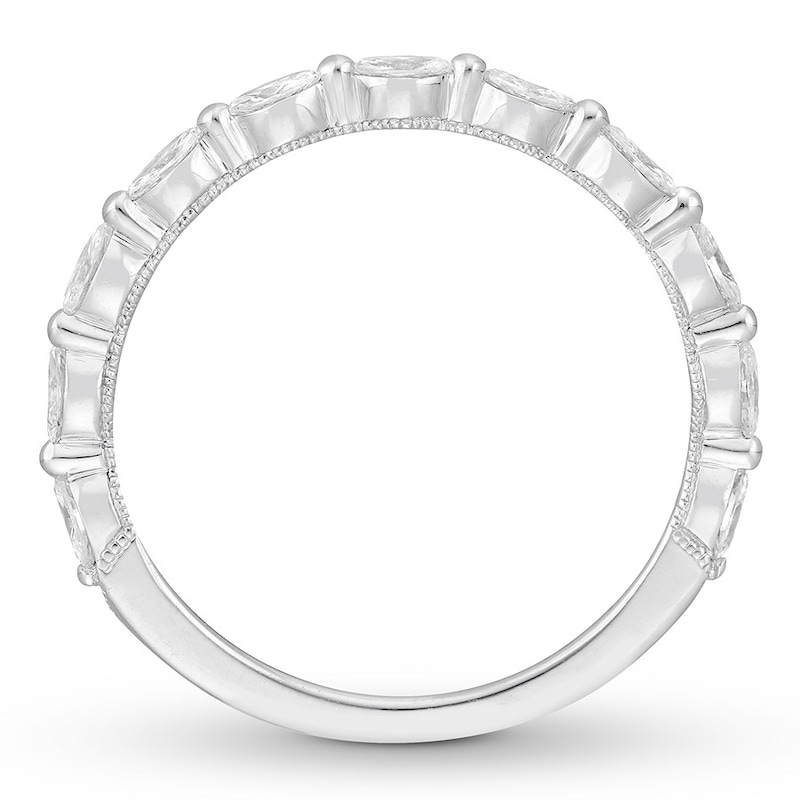 Main Image 2 of Neil Lane Diamond Wedding Band 1/3 cttw Marquise 14K White Gold
