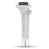 Thumbnail Image 3 of Neil Lane Sapphire Bridal Set 5/8 ct tw Diamonds 14K White Gold