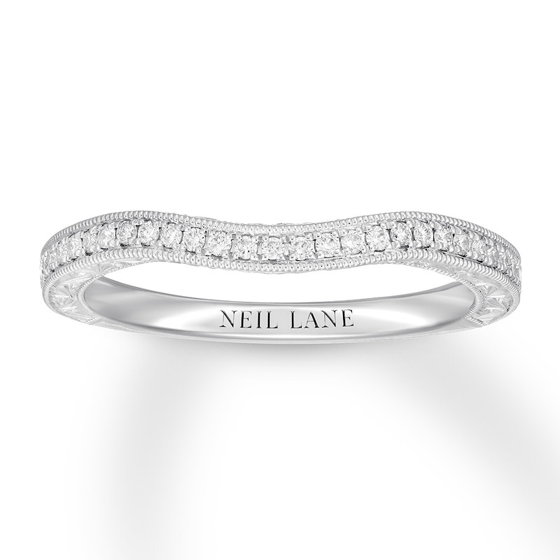 Neil Lane Diamond Wedding Band 1/5 ct tw 14K White Gold