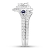 Thumbnail Image 3 of Neil Lane Diamond & Sapphire Bridal Set 1-1/3 ct tw 14K White Gold