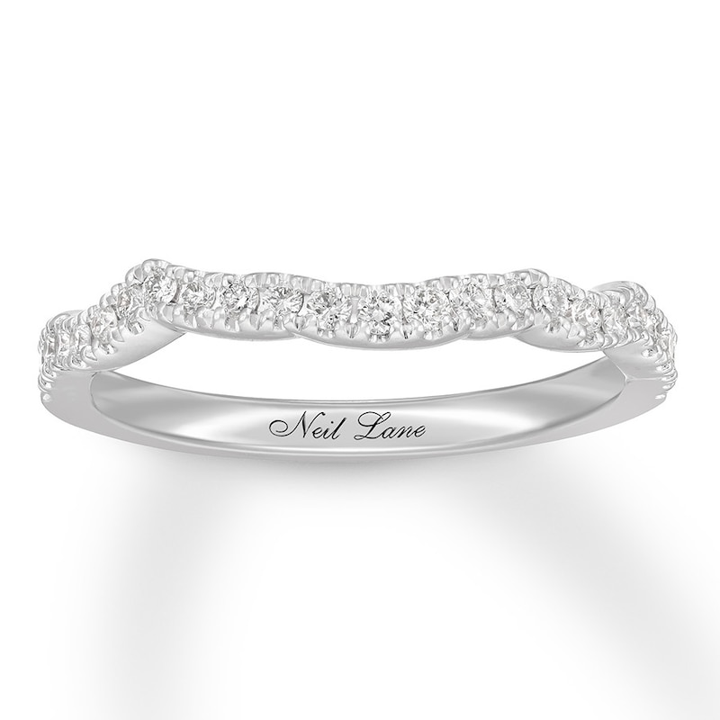 Main Image 8 of Neil Lane Wedding Band 1/4 ct tw Diamonds 14K White Gold