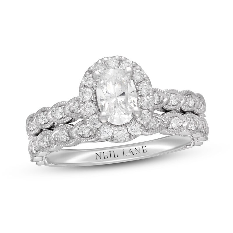 Neil Lane Bridal Set 3 1 8 Ct Tw Diamonds 14k White Gold Bridal