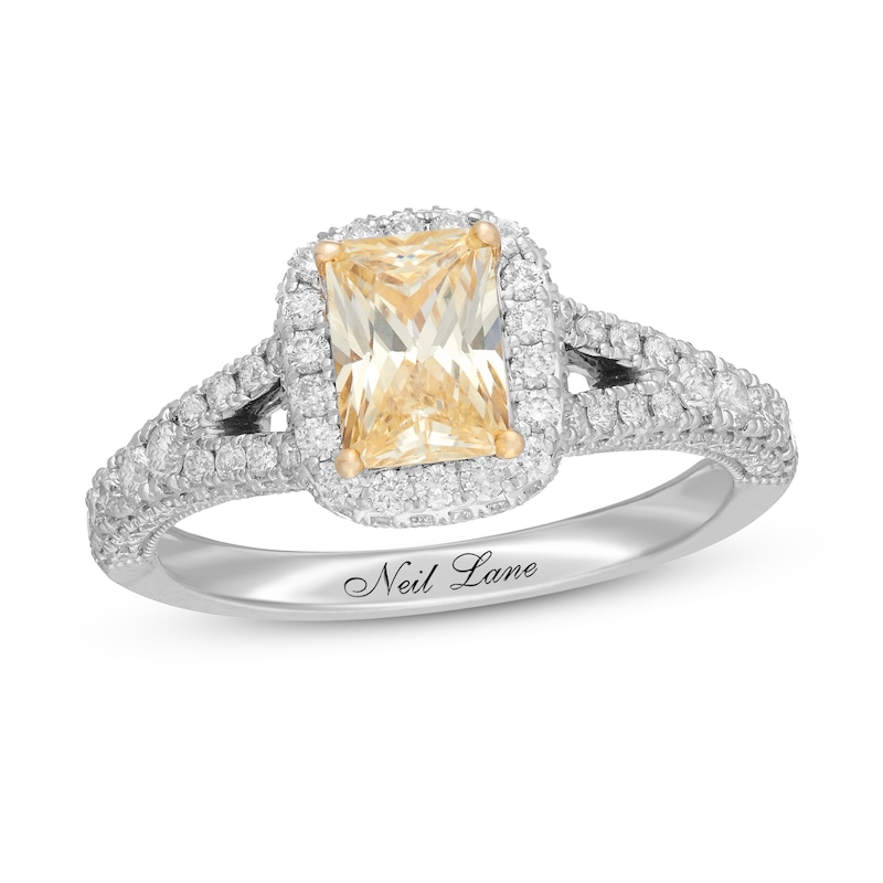 Neil Lane Yellow Diamond Engagement Ring 1-3/4 ct tw 14K Gold