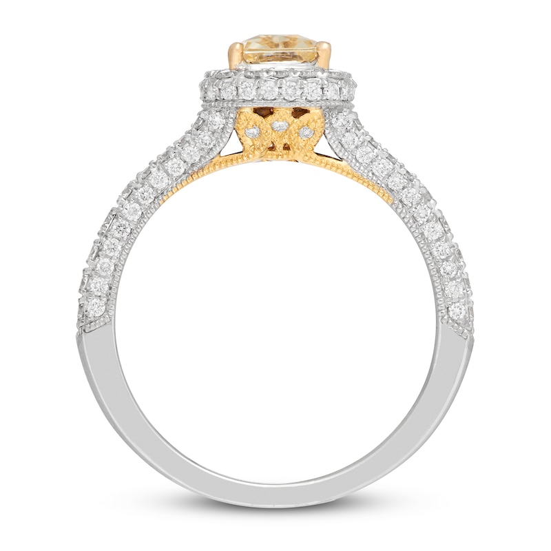 Neil Lane Yellow Diamond Engagement Ring 1-3/4 ct tw 14K Gold