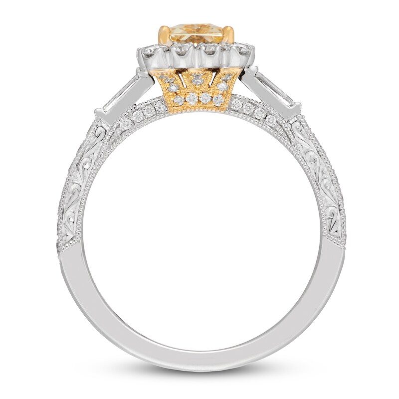 Neil Lane Yellow Diamond Engagement Ring 1-3/4 ct tw 14K Gold