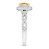 Neil Lane Yellow Diamond Engagement Ring 2 ct tw 14K White Gold