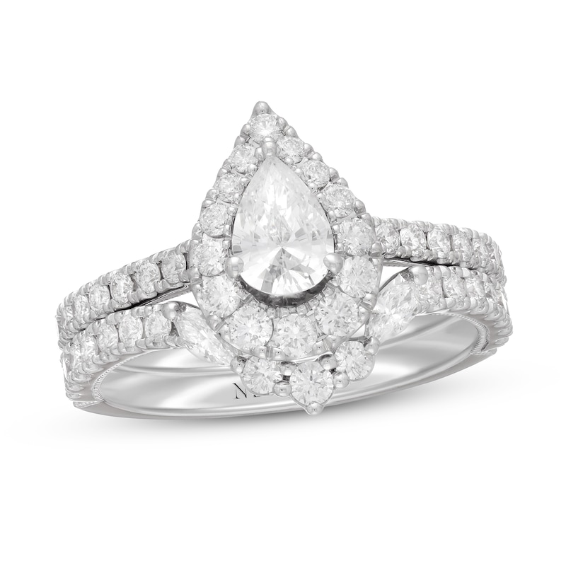 Main Image 1 of Neil Lane Diamond Bridal Set 1-3/8 ct tw 14K White Gold