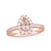 Thumbnail Image 0 of Neil Lane Diamond Engagement Ring 5/8 ct tw Pear & Round 14K Rose Gold