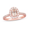 Thumbnail Image 0 of Neil Lane Morganite Engagement Ring 1/2 ct tw Diamonds 14K Rose Gold