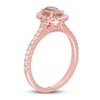 Thumbnail Image 2 of Neil Lane Morganite Engagement Ring 1/2 ct tw Diamonds 14K Rose Gold