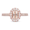 Thumbnail Image 2 of Neil Lane Morganite Engagement Ring 1/2 ct tw Diamonds 14K Rose Gold