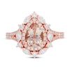 Neil Lane Morganite Engagement Ring 1 ct tw Diamonds 14K Rose Gold