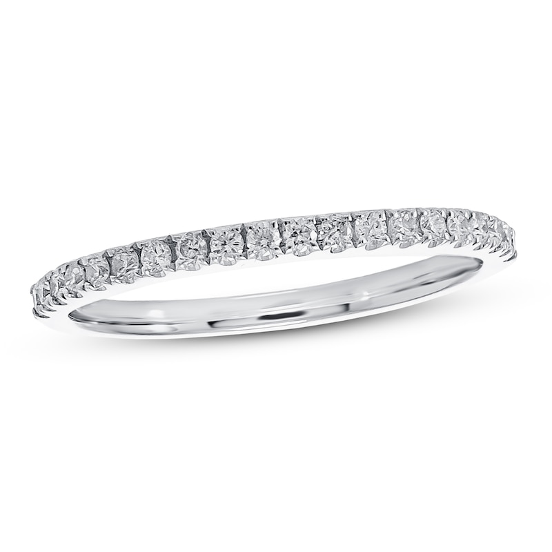 Diamond Wedding Band 1/4 ct tw Round-cut 14K White Gold