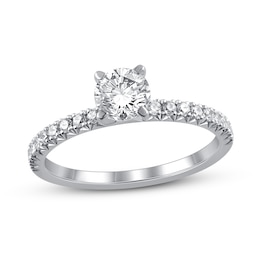 Diamond Engagement Ring 7/8 ct tw 14K White Gold