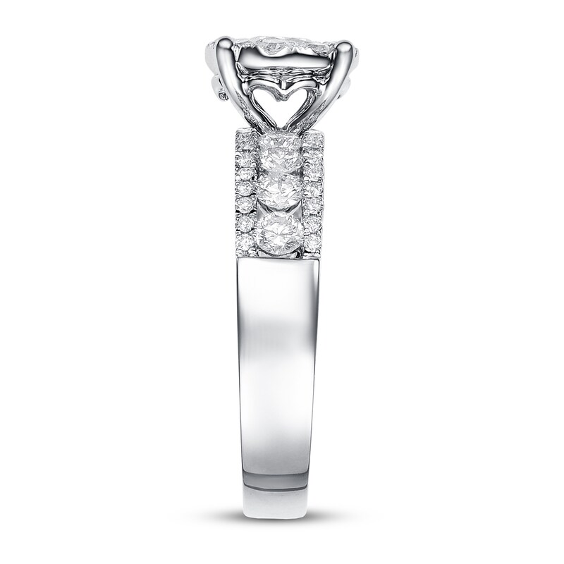 Main Image 3 of Diamond Engagement Ring 1-1/5 ct tw 14K White Gold