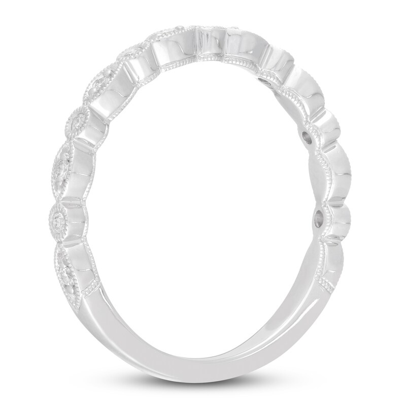 Neil Lane Diamond Wedding Band 1/8 ct tw Round-cut 14K White Gold