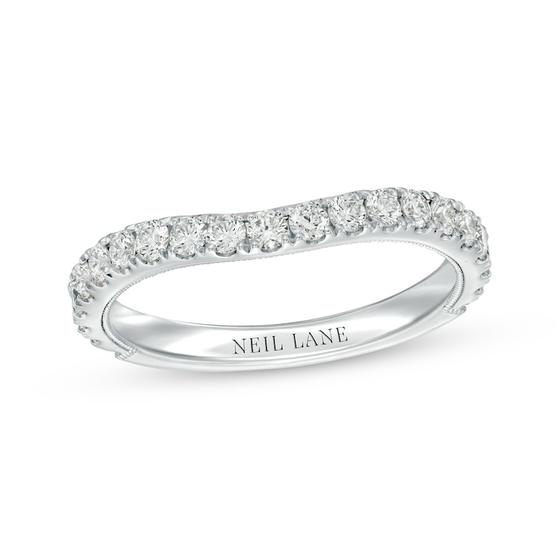 Neil Lane Diamond Wedding Band 5/8 ct tw Round-cut 14K White Gold