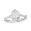 Thumbnail Image 0 of Neil Lane Diamond Engagement Ring 3/4 ct tw Pear & Round-cut 14K White Gold