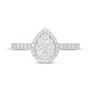 Thumbnail Image 2 of Neil Lane Diamond Engagement Ring 3/4 ct tw Pear & Round-cut 14K White Gold
