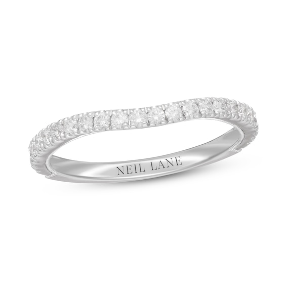 Neil Lane Diamond Wedding Band 3/8 ct tw Round-cut 14K White Gold