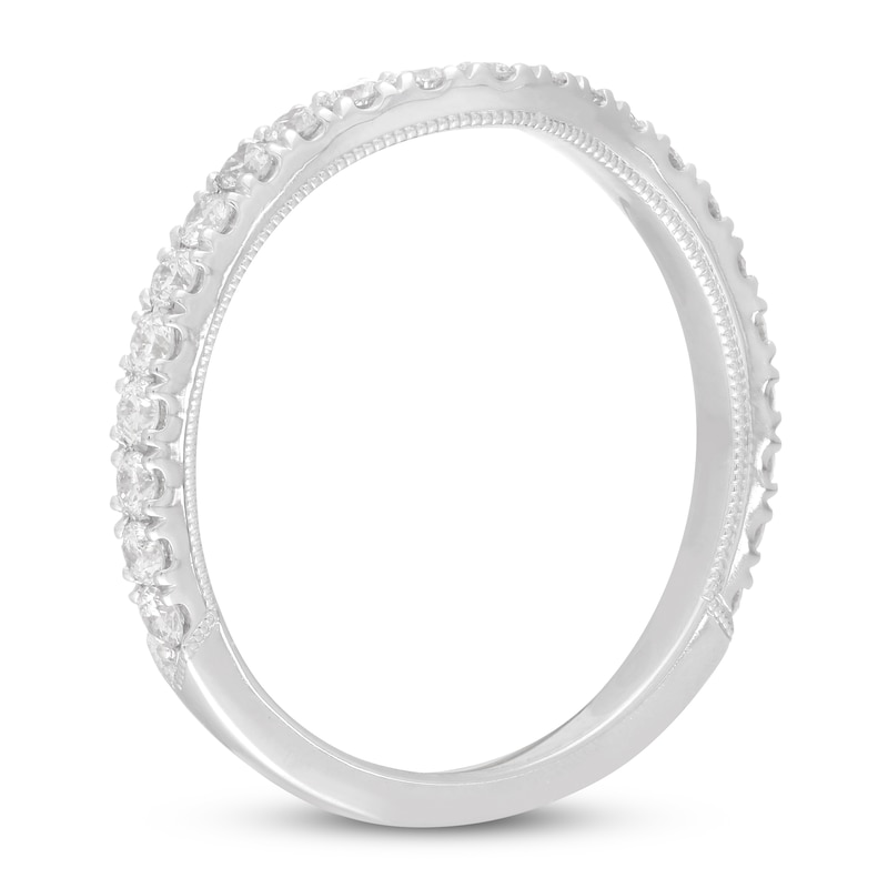 Main Image 8 of Neil Lane Diamond Wedding Band 1/2 ct tw Round-cut 14K White Gold