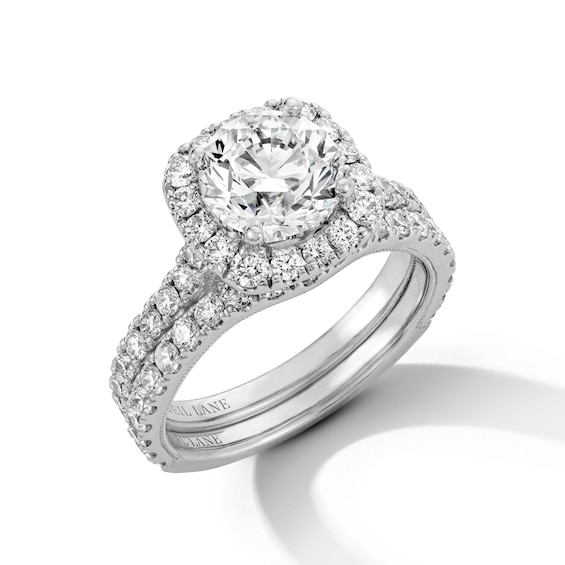 Neil Lane Diamond Bridal Set 3-1/5 ct tw Round-cut 14K White Gold