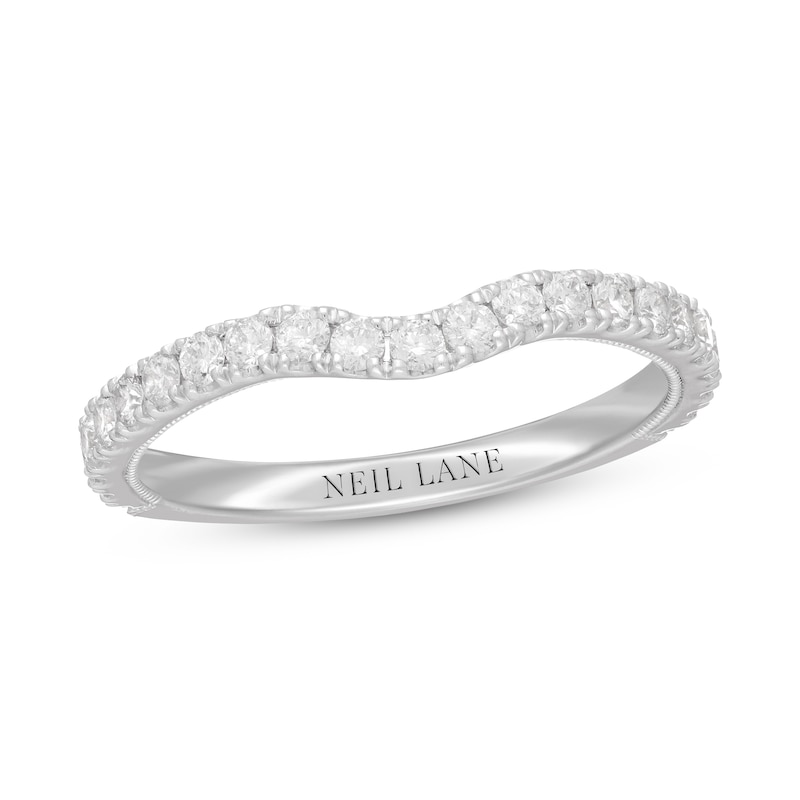 Main Image 1 of Neil Lane Diamond Wedding Band 1/2 ct tw Round-cut 14K White Gold