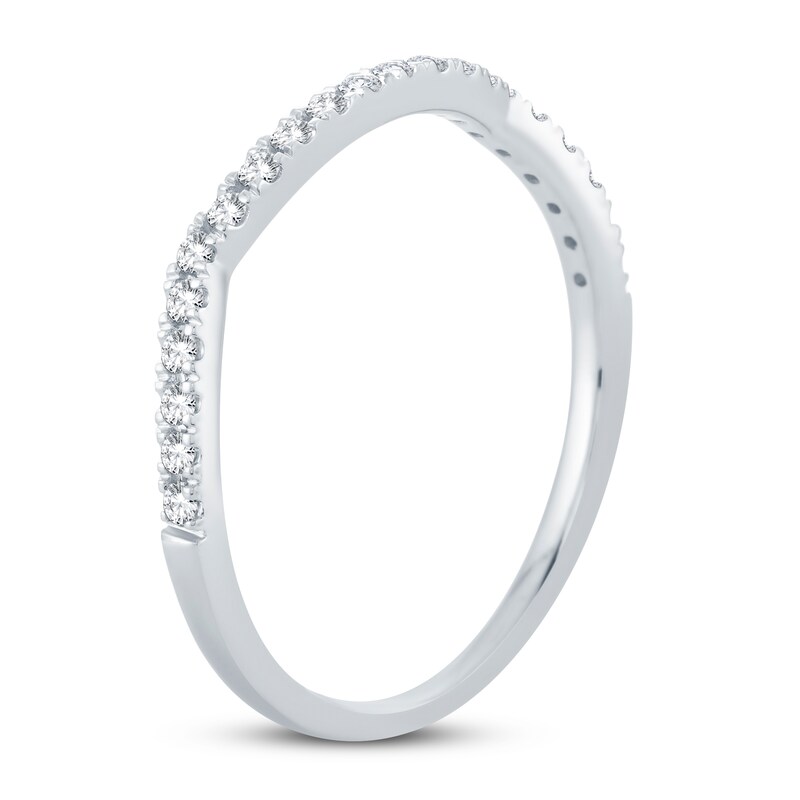 Main Image 2 of Diamond Wedding Band 1/6 ct tw 14K White Gold