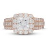 Thumbnail Image 3 of Neil Lane Diamond Engagement Ring 3 ct tw Princess/Round 14K Rose Gold