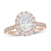 Thumbnail Image 0 of Neil Lane Diamond Engagement Ring 2-1/8 ct tw Oval/Round 14K Rose Gold