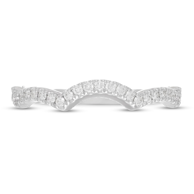 Main Image 9 of Neil Lane Diamond Wedding Band 1/4 ct tw Round-cut 14K White Gold