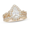 Thumbnail Image 1 of Neil Lane Diamond Bridal Set 2-3/8 ct tw Pear & Round-cut 14K Yellow Gold
