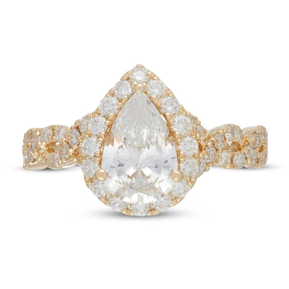 Neil Lane Diamond Engagement Ring 2 1 8 ct tw Pear Round Neil Lane Diamond Engagement Ring 2 1 8 ct tw Pear Round