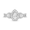 Thumbnail Image 2 of Neil Lane Diamond Engagement Ring 1-1/4 ct tw Pear/Round 14K White Gold