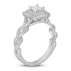 Neil Lane Diamond Engagement Ring 1 ct tw Princess/Round 14K White Gold