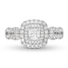 Neil Lane Diamond Engagement Ring 1 ct tw Princess/Round 14K White Gold