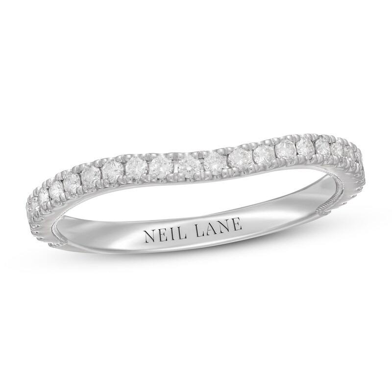 Main Image 1 of Neil Lane Diamond Wedding Band 1/3 ct tw Round-cut 14K White Gold