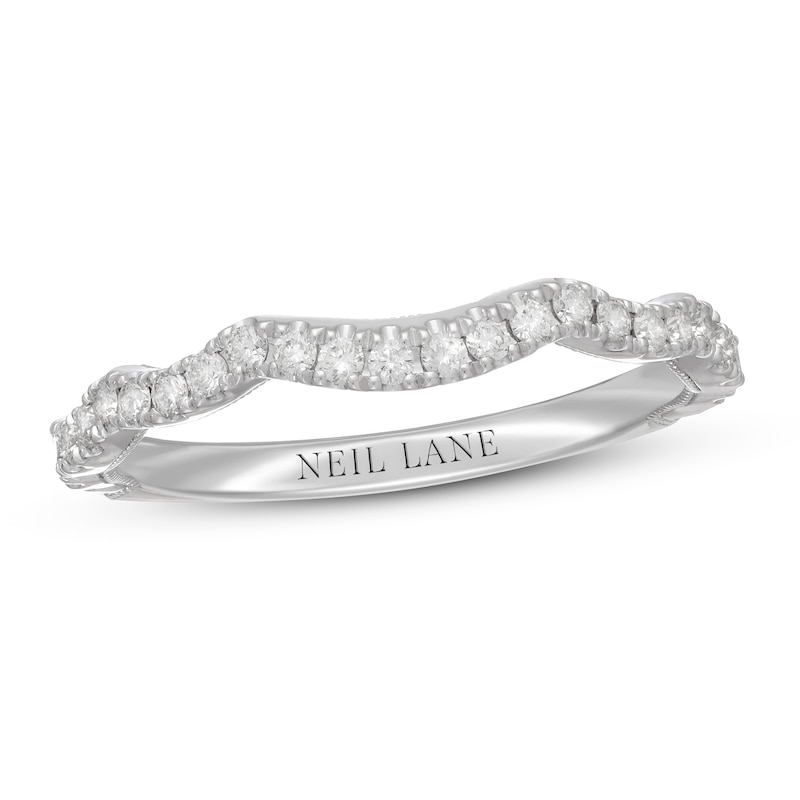 Main Image 1 of Neil Lane Wedding Band 1/3 ct tw Round-cut 14K White Gold