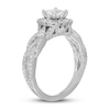 Thumbnail Image 1 of Neil Lane Diamond Engagement Ring 1-1/4 ct tw Princess/Round 14K White Gold